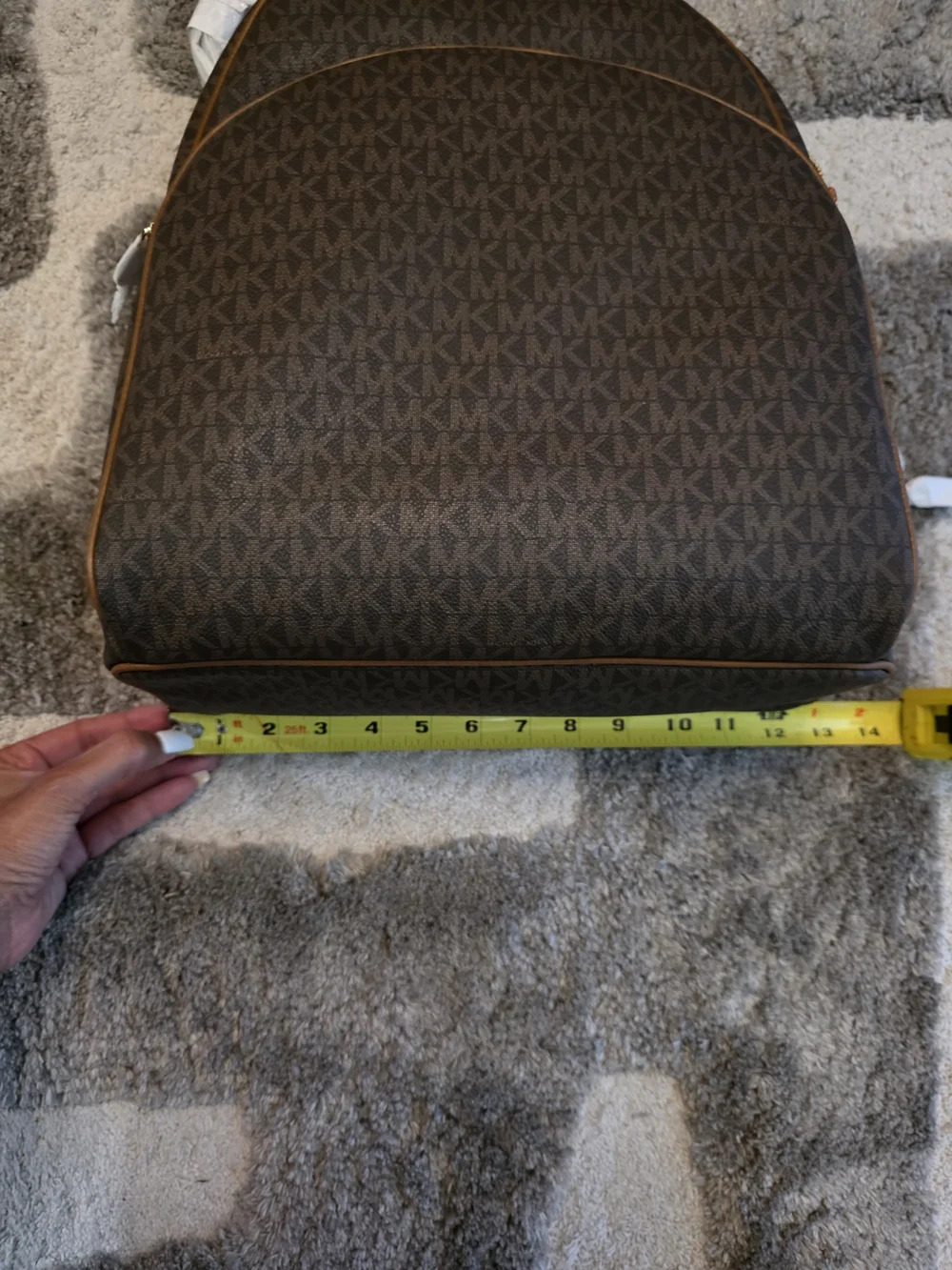 Michael Kors Brown Signature Backpack with Wallet - NWT